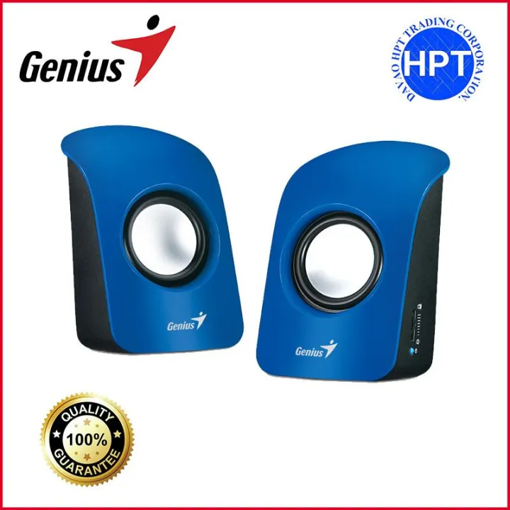 Genius SP-U115 USB Powered Stereo PC Speaker (Blue) | Lazada PH