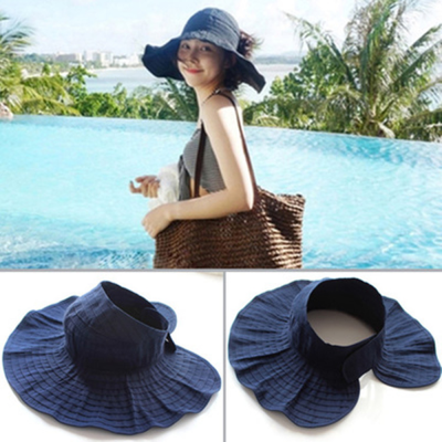 Breathable Sun Hat For Girls Ponytail Sun Hat Womens UV Protection Cap Adjustable Sun Hat Fashionable Beach Hat