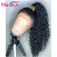 HD Transparent Invisible Lace Wig 360 Lace Frontal Human Hair Wigs Curly Long Preplucked Bleached Knots Natural Peruvian Remy Gift ของขวัญ