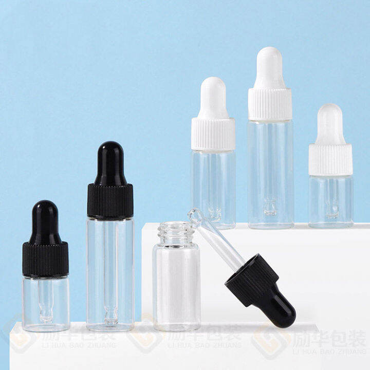 พร้อมส่งขวดแก้วใสพร้อมฝา Droper 2,5 ml แพ็ต 5, 10 ,20 ขวด Lazada.co.th