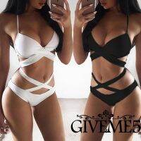 IGE-New 2017 y Women Push-up Bikini Set Bandage Swimsuit Swimwear Beachwear