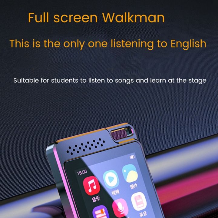bluetooth-5-0-mp3-player-touch-screen-multifunctional-mp4-video-player-music-player-with-fm-e-book-recording-16g
