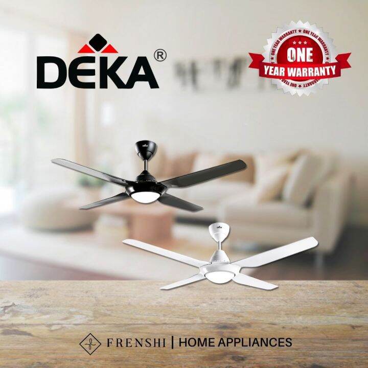 Deka Ceiling Fan With Led Light & Remote Control SV28L [ Frenshi ] Lazada