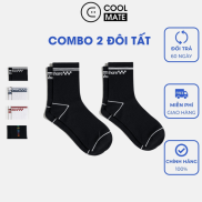 Combo 2 đôi tất vớ cổ trung Care & Share Cotton thoáng khí