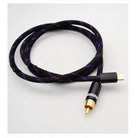 Type-C to RCA Coaxial Audio Cable for Cayin i5 N3 N5ii N52 N5IIS n8 n5mk2 N5 2nd Generation HiBy R3 R5 Portable Player 75 ohm