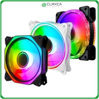 CLMXCA พัดลมตั้งโต๊ะ5V Argh พัดลมระบายความร้อนหม้อน้ำ3ขาพัดลมเคสคอมพิวเตอร์พัดลมระบายความร้อน