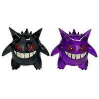 ?โมเดลของเล่น Pokemon Gengar สีใสขนาด8ซม. เครื่องประดับรถตุ๊กตาของขวัญคริสต์มาสสำหรับเด็กตกแต่งห้องสินค้าใหม่