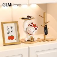Creative Lucky Cat Entrance Entrance Key Storage Decoration Home Living Room Decoration Housewarming New Home Opening Gift