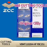 ต้นฉบับ ZCC CT VBMT110204-HF YBG202 เม็ดมีดคาร์ไบด์ YBC251 VBMT 110204 HF Turning เครื่องมือ เครื่องกลึง เครื่องมือ 10pcs CNC เครื่องมือ ZCCCT