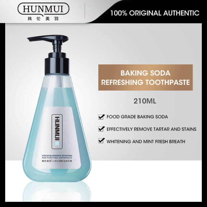 Hunmui Baking Soda Toothpaste Original Mint Flavor Tooth Cleaner Oral