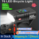 [จัดส่งในพื้นที่] ไฟ LED จักรยาน 6 วิธีส่องสว่างไฟหน้ากันน้ำไฟฉายแสดงพลังงาน [1-3 วันมาถึง]
