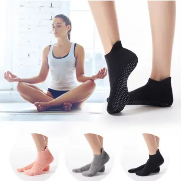 Man Pilates Ballet Barre Socks with Grips Yoga Sock Ankle Grip Socks Non  Slip