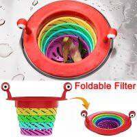 Kitchen Filter Floor Drain Kitchen Sink Filter Foldable Mesh Sink Filter Bathroom Sink Drain Filter Anti-clogging Kitchen Tool Traps Drains