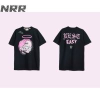 NRR เสื้อยืด แนวสตรีท GRIMYTH GM-TEE-149-1 REST BLACK