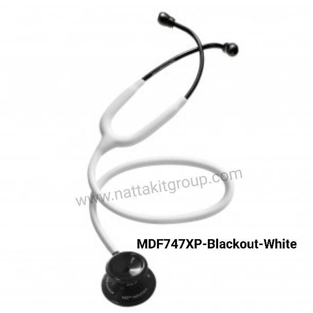 mdf-หูฟังทางการแพทย์-stethoscope-acoustica-mdf747xp-bo29-blackout-white