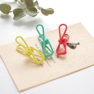 10Pcs Metal Laundry Clothes Pins Hanging Pegs Clips Household Food Clip Clothespins Socks Underwear Drying Rack Holder Hot Sell