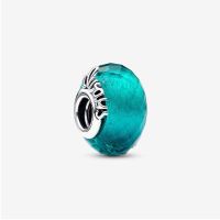 [พร้อมส่ง สินค้าแท้ ? ] Pandora Faceted Murano Glass Friendship Charm