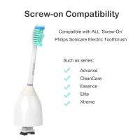 ZZOOI 4pcs Brush Heads For Philips Sonicare Toothbrush E-Series Essence Elite Advance HX7351 HX7361 HX7500 HX7800 HX9800 HX9842 HX5310