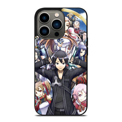 Sword Art Online Characters Phone Case for iPhone 14 Pro Max / iPhone 13 Pro Max / iPhone 12 Pro Max / XS Max / Samsung Galaxy Note 10 Plus / S22 Ultra / S21 Plus Anti-fall Protective Case Cover 243