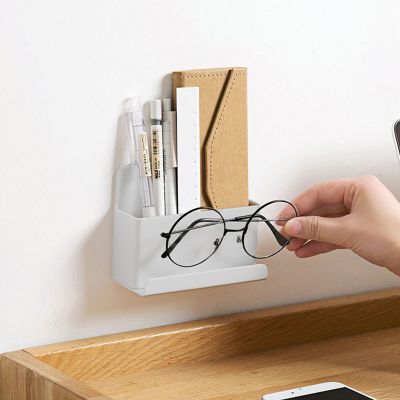 【CC】 Multifunction Wall Shelf Organizer Holder Glasses Sundries Storage Rack Room Tools