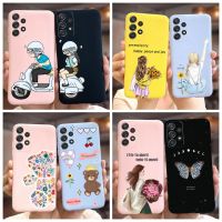 เคสสำหรับ Samsung Galaxy A23 SM-A235F เคสลายการ์ตูนคู่รักมีสไตล์ฝาปิดซิลิโคนนิ่มปลอกสำหรับ Samsung Samsung A23เคสขนาด23 5กรัม