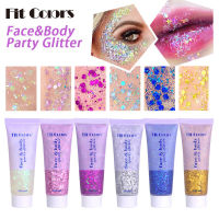 กลิตเตอร์ กากเพชร แต่งหน้า ทาตัว ทาผม Fit Colors face &amp; body party glitter 50ml