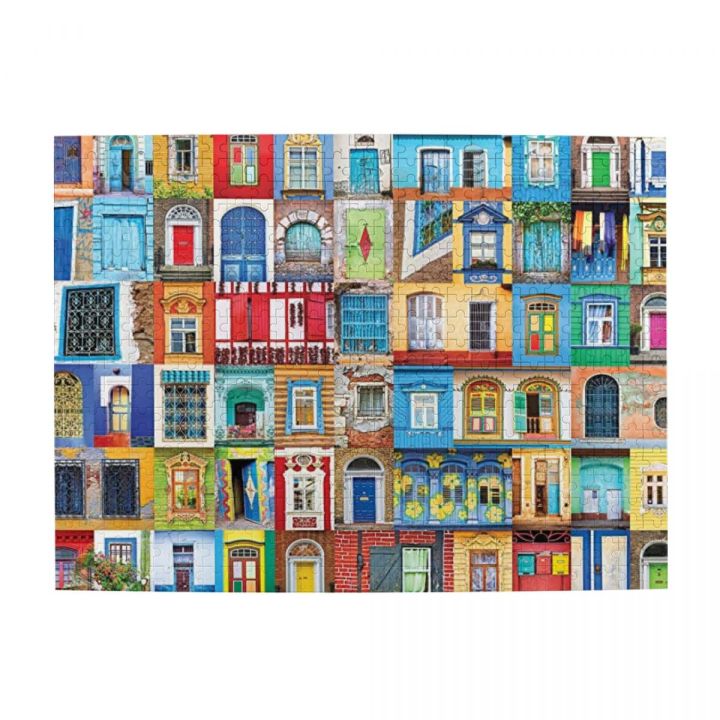 delightful-doors-and-windows-wooden-jigsaw-puzzle-500-pieces-educational-toy-painting-art-decor-decompression-toys-500pcs
