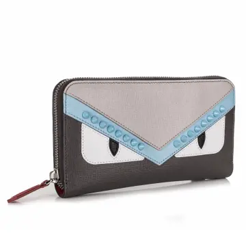 Fendi Monster Leather Wallet - Neutrals Wallets, Accessories