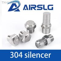 ✑ 304stainless steel BSL Male Thread Air Exhaust Silence Muffler Pneumatic Air Silencer BSLM Pneumatic Silencer for Solenoid Valve