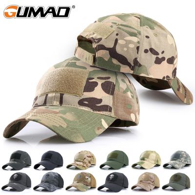 หมวกเบสบอลตาข่ายระบายอากาศปรับได้หลายหมวกแก๊ปลายพรางชั้นเชิงทหารกองทัพตกปลากลางแจ้งเดินป่าบาสเก็ตบอล