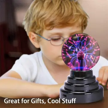 Magic Plasma Ball Lamp 220V 3 4 5 6 8 Inch Electric Lamp Night Light Kids  Gift Birthday Christmas Novelty Glass Plasma Lamp