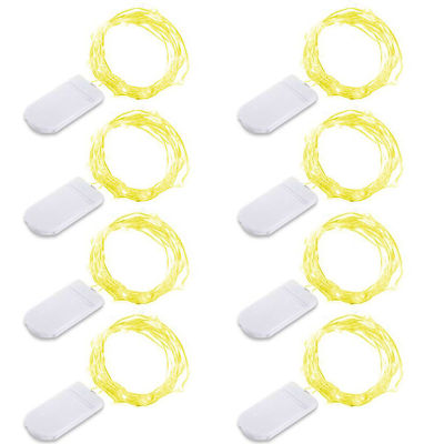 8Pack LED String Lights 1m2M5M Fairy Lights Outdoor Battery inside Operated Garland Christmas Decoration Party Wedding Xmas