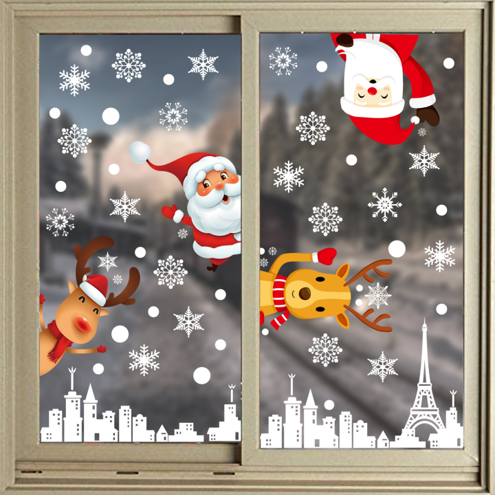 art-wall-decor-decal-xmas-santa-window-stickers-removable