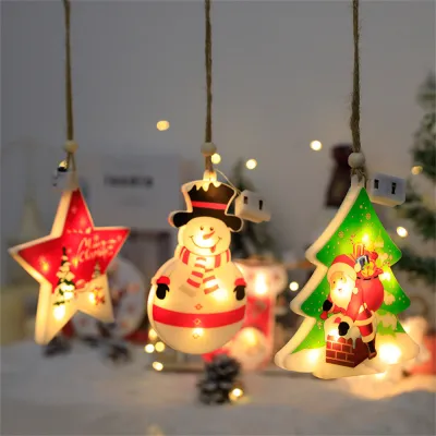 Santa Claus Decorations Snowflake Christmas Decor Christmas Decorations Outdoor Christmas Decor Hanging Christmas Lights