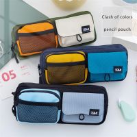 Large Capacity Pencil Case Stationery School Supplies Pencil Cases Pouch Office Desk Storage Bag Students Kids Pen Case Bags Box