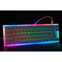 Womier K66คีย์ฮอต Swappable วิศวกรรม Gaming K Eyboard Tyce-C สาย RGB Backlit Gateron สวิทช์คริสตัลลีนฐานสำหรับแล็ปท็อปพีซี