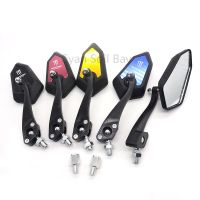 4 colors 8mm 10mm screws plane mirror Universal Motorcycle Rearview Mirrors Motorbike Scooter Side Mirrors Mirrors