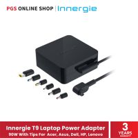 Innergie T9 Laptop Power Adapter 90W มาพร้อมหัวชาร์จสำหรับแบรนด์ Acer, Asus, Dell, HP, Lenovo (สินค้ารับประกัน 3 ปี)