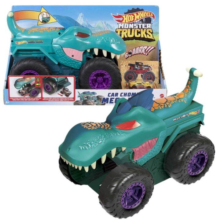 Hot Wheels Monster Trucks Car Chompin' Mega Wrex Giant Vehicle Trucks