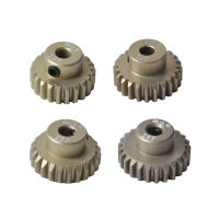 1PCS โลหะ M0.6 Pinion 22T 23T 24T 25T เกียร์มอเตอร์สำหรับ Tamiya TT01 TT02 SCX10 Traxxas HPI 1/10 RC รถ-ioec53 shop