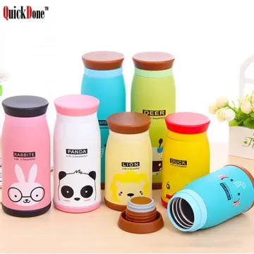 Multi Function Elephant Thermos Bottle Vacuum Cup Flasks Mug Kids