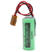 [ใหม่] CR17450SE-R 3V CR17450 17450 GE FANUC Replacement BATTERY A98L-0031-0012 A02B-0200 with Resistor