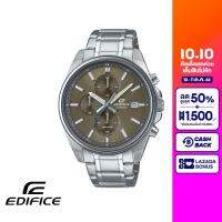 CASIO นาฬิกาข้อมือผู้ชาย EDIFICE รุ่น EFV-610D-5CVUDF วัสดุสเตนเลสสตีล สีน้ำตาล