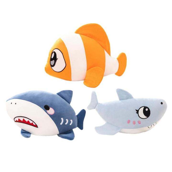 Ocean Stuffed Animal Shark Whale Clown Fish Soft Cute Sea Animal ...