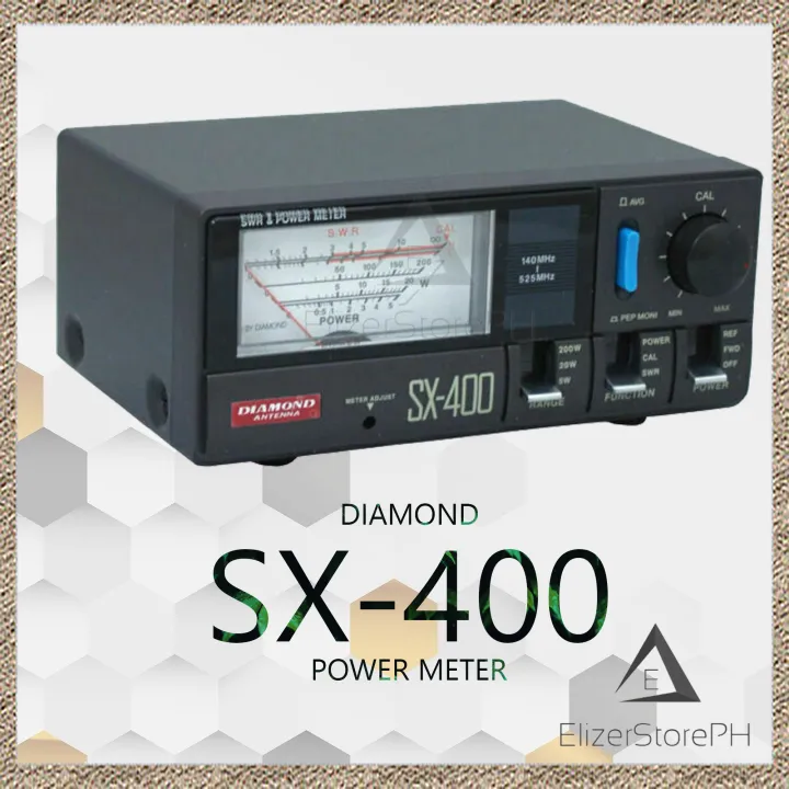 Original Diamond Japan SX400 SWR Power Meter 140-525 Mhz UHF VHF Band ...