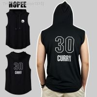 ❁ 【On Hand】 Basketball Jersey Hoodie For Men Tank Top Outdoor Sports Top Elastic Plus Size NBA T Shirt