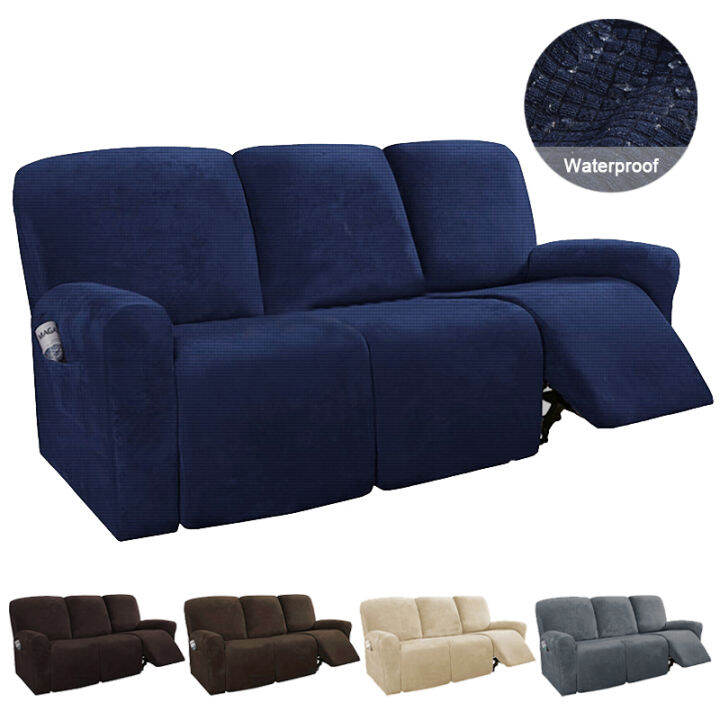 Seat All-inclusive Recliner Sofa Cover for Seat Elastic Sofa Chair  Slipcover Suede Couch Armchair Cover Non-slip Chair Protector Lazada