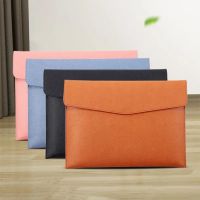 1PC Large Waterproof A4 File Document Bag Leather Paper Data Storage Bag Bill Extension File Sorting Organizer Test Paper Holder