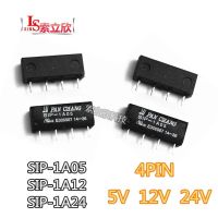 รีเลย์ใหม่10ชิ้น/ล็อต Sip-1a05 Sip-1a12 Sip-1a24จิบ1a24 Sip1a12 5V/12/24vd 1a 4pin กลุ่มของรีเลย์กกแห้งเปิดตามปกติ