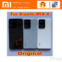 โถเครื่องปรุงเซรามิคใหม่เดิมสำหรับ Xiaomi ผสม4เคสโทรศัพท์ฝาครอบหลังเคสด้านหลังประตูพร้อมเลนส์กระจกที่จับกล้องรูปตัวยู